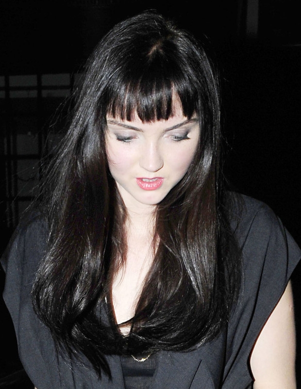 lily cole brunette- bangs-2011 - My New Hair