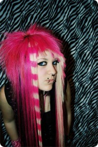 Scene Girl Pink Blonde Hair Coontails My New Hair