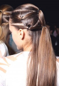 David Koma hairstyle Spring 2012